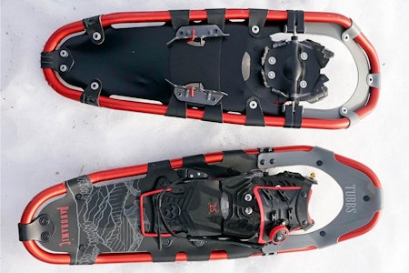 TUBBS PANORAMIC: I testen viser Tubbs Panoramic truger at de ikke er ulik tidligere modeller Tubbs Panoramic 25 truger test i snøen