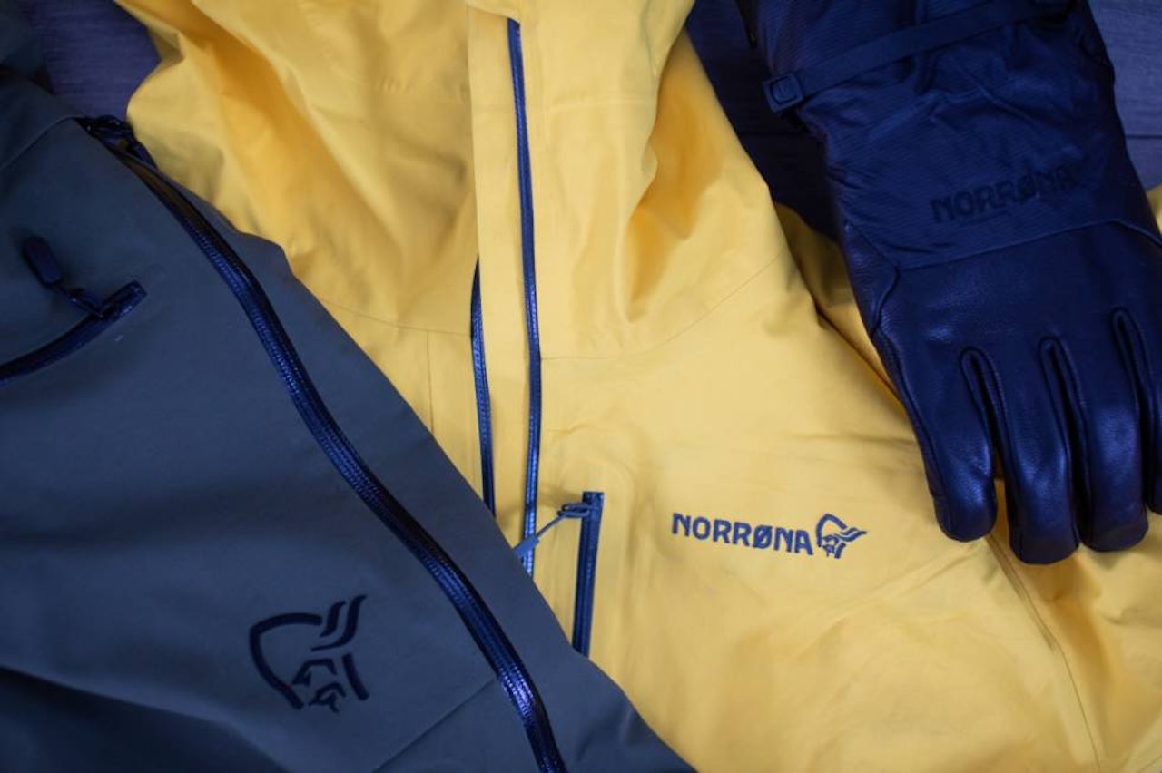 TEST: Test av skallbukser, skalljakker og skihansker i Lofoten-serien fra Norrøna. Foto: Tore Meirik Norrøna