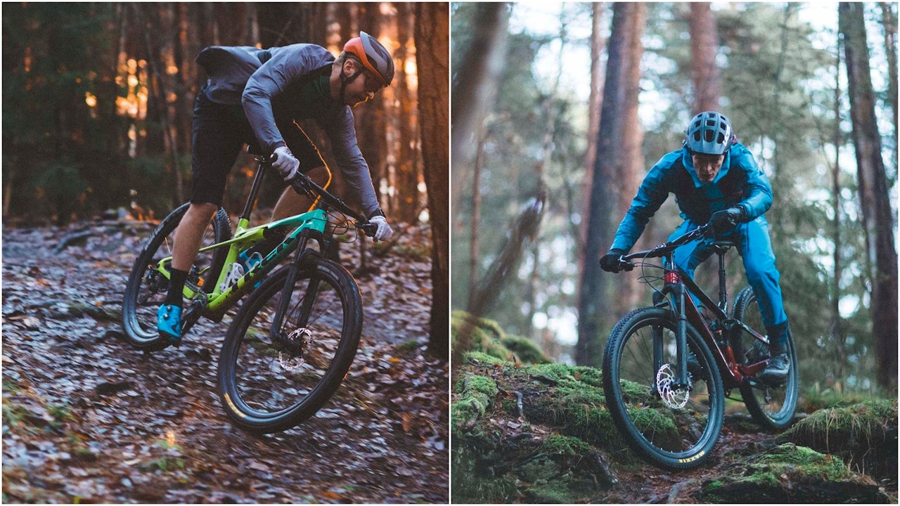 DUELL: Bør du velge stisykkel eller rittsykkel i tekniske stiritt?  Stisykkel rittsykkel guide utstyr terrengsykkel