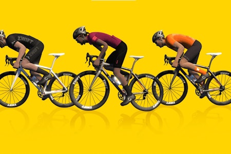 SAME, BUT DIFFERENT: Det handler om å komme først til mål også på Zwift, men hvordan du gjør det er høyst ulikt.  SAME, BUT DIFFERENT: Det handler om å komme først til mål også på Zwift, men hvordan du gjør det er høyst ulikt.