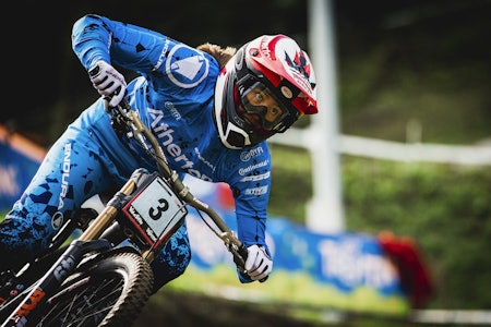 Mille Johnset (18) tok sin første verdenscupseier under helgas runde i Val di Sole i Italia. Foto: Sven Martin Mille Johnset (18) tok sin første verdenscupseier under helgas runde i Val di Sole i Italia. Foto: Sven Martin