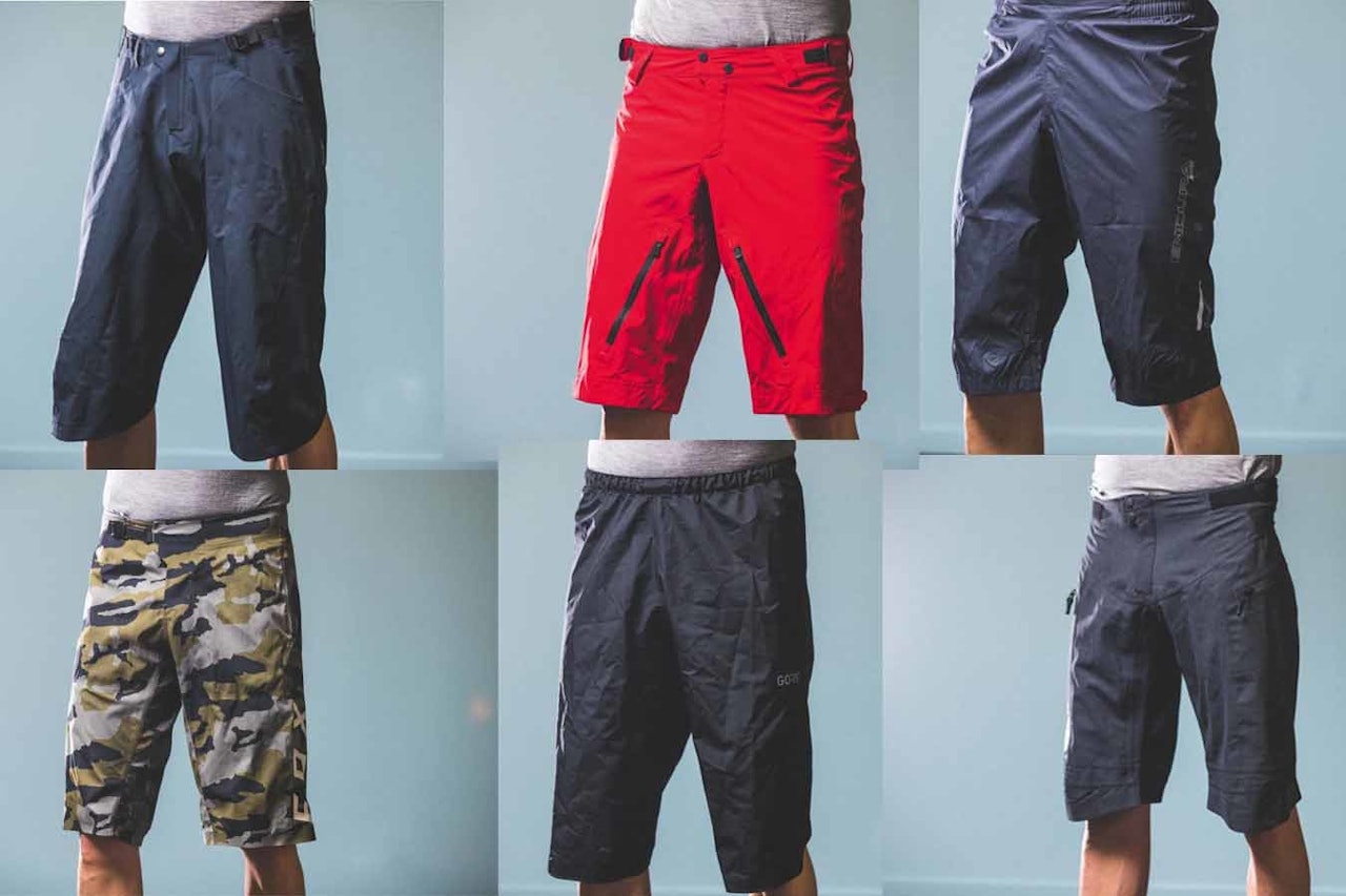 TESTET: Vi har testet seks ulike shortser som beskytter deg mot regnet. test av shorts sykling