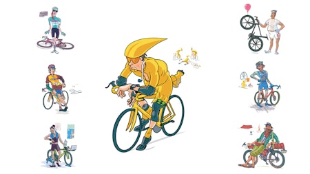 forskjellige typer i sykkelsporten