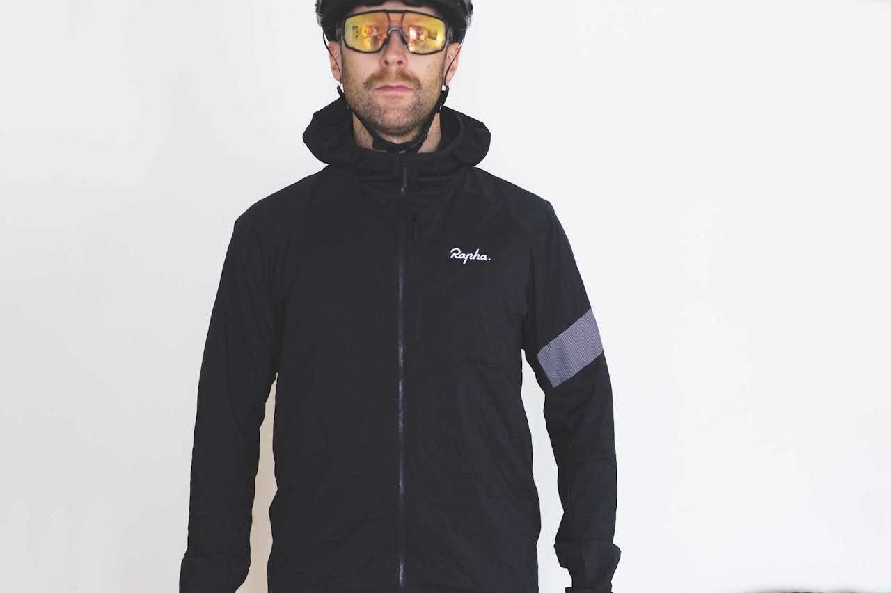 rapha terrengsykkel vindjakke lightweight trail jacket test