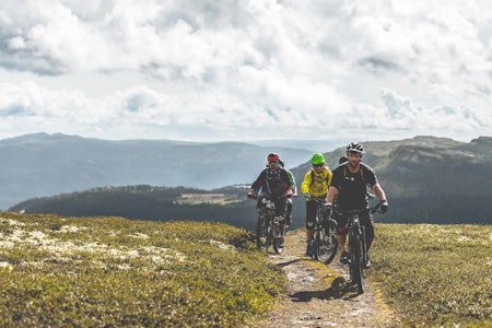 DET BLIR SYKKELFESTIVAL: Sykkelviku i Ringebu går med noen justeringer som planlagt i 2020. Foto: Movement Media sykkelviku ringebu 2020 sykkelfestival stisykling