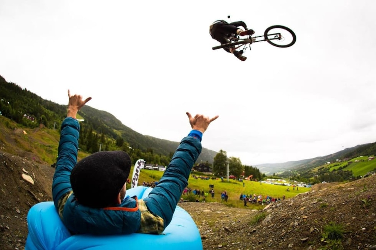 DET BLIR FEST: Huckfest er en av sykkelfestivalene som blir arrangert sommeren 2020, med smitteverntiltak. Foto: Snorre Veggan hillbilly huckfest sykkelfestival hallingdal ål 2020