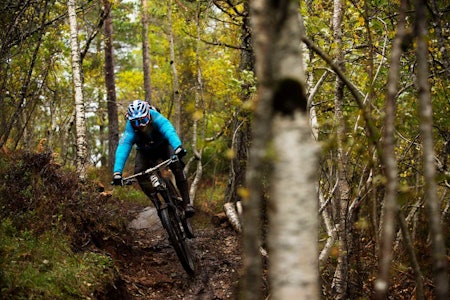I Moldemarka har det i senere år utviklet seg et stisyklistmiljø som både bygger og utbedrer stier. Pål Nakken gir på ned Axess-stien. / Stisykling i Norge. I Moldemarka har det i senere år utviklet seg et stisyklistmiljø som både bygger og utbedrer stier. Pål Nakken gir på ned Axess-stien. / Stisykling i Norge.