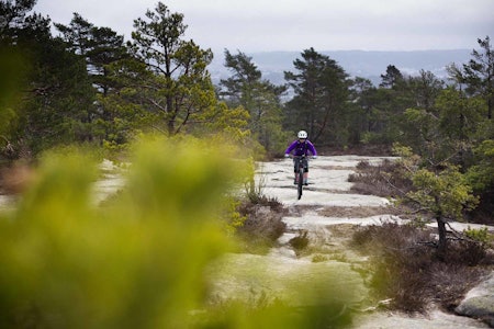 STISYKLING I FREDRIKSTAD: Gressvik utenfor Fredrikstad er et fint område for stisykling. Her får du tips til din tur. Foto: Kristoffer H. Kippernes stisykling fredrikstad tips
