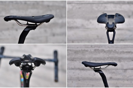 MYKT OG KORT: Fabric Line S-Race-setet er kort, bredt og godt polstret. Fabric Line S-Race sete