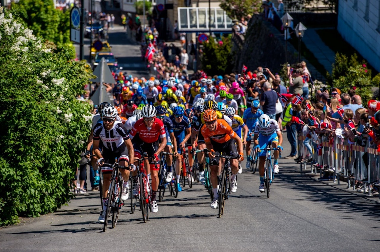 STERKT FELT: Tour of Norway har fått en oppgradert status, som betyr at det nå vil være et høyere nivå på deltagerne i feltet. Foto: Szymon Gruchalski STERKT FELT: Tour of Norway har fått en oppgradert status, som betyr at det nå vil være et høyere nivå på deltagerne i feltet. Foto: Szymon Gruchalski