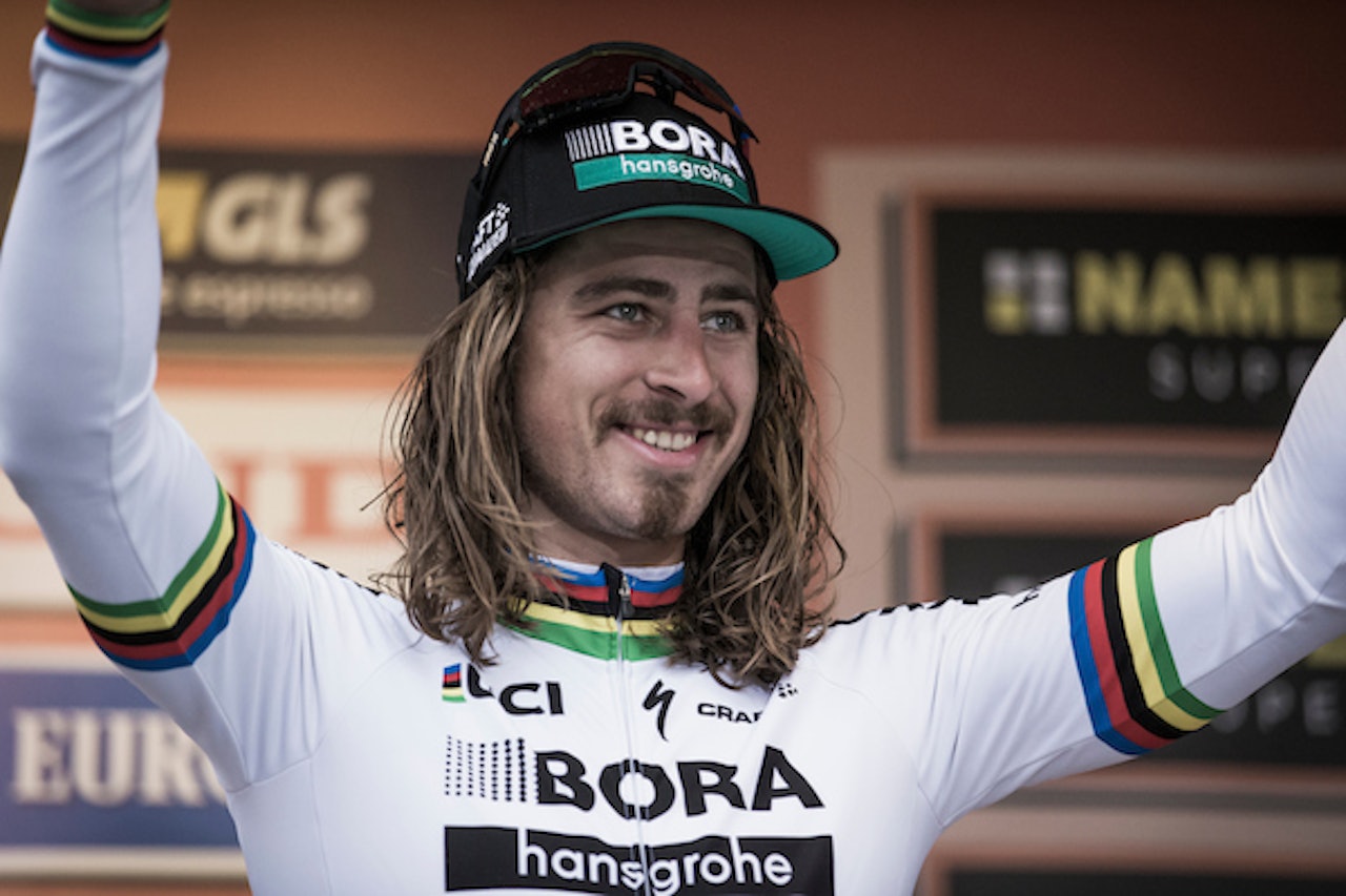 SUVEREN FAVORITT: Peter Sagan var den store favoritten før dagens etappe og levde opp til favorittstempelet. Foto: Kristof Ramon