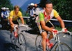 INNBITTE RIVALER: I Tour de France i 1985 og 1986 var Bernard Hinault og Greg LeMond lagkamerater, men kriget mot hverandre som om de var kapteiner på hvert sitt lag. Foto: Cor Vos.