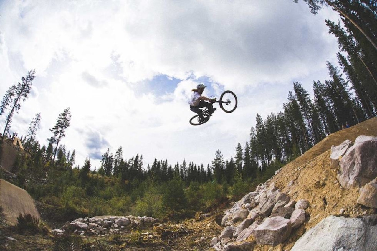 EGEN LØYPE: Brage Vestavik åpnet nettopp sin egen løype i Trysil, B-Rage. Foto: Kristoffer H. Kippernes brage vestavik trysil