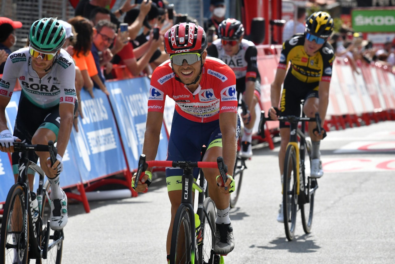 LEDER VUELTAEN: Odd Christian Eiking er i ferd med å gjøre et sensasjonelt Vuelta a España. Foto: Cor Vos