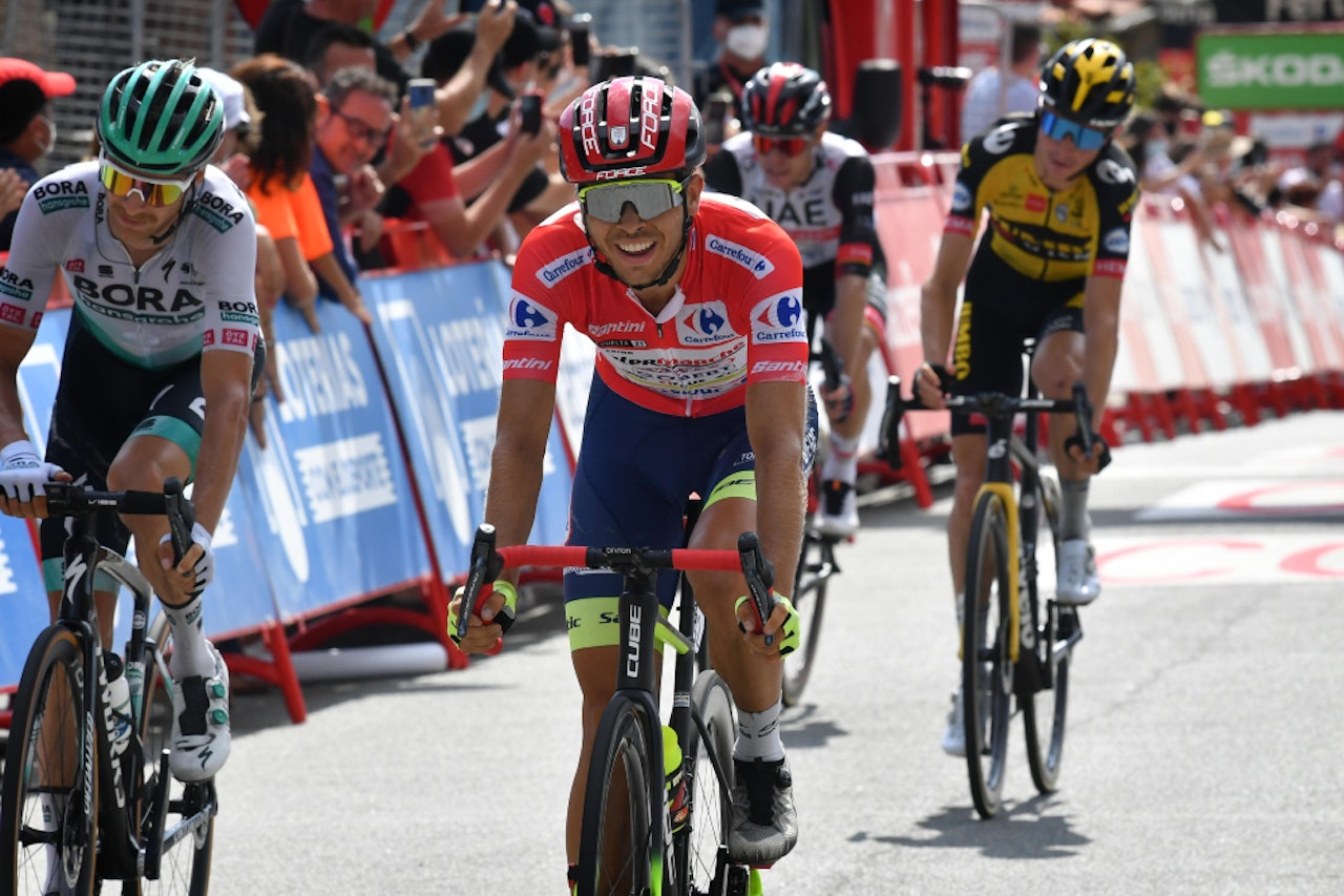 LEDER VUELTAEN: Odd Christian Eiking er i ferd med å gjøre et sensasjonelt Vuelta a España. Foto: Cor Vos