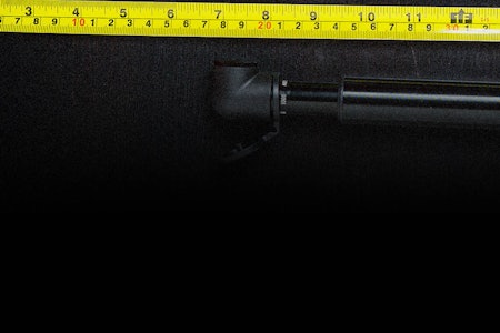 SYKKELPUMPE: Denne minipumpen fra Specialized for terrengsykling gir mye luft per pump.  test minipumpe sykkel specialized