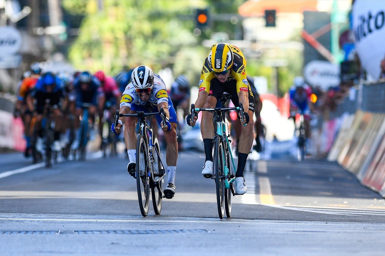 I PRAKTSLAG: Wout van Aert har vært i fyr og flamme etter at sesongen startet opp igjen. Foto: Cor Vos.  I PRAKTSLAG: Wout van Aert har vært i fyr og flamme etter at sesongen startet opp igjen. Foto: Cor Vos.