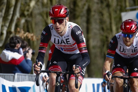 KJØRTE FRISKT: Sven Erik Bystrøm var med på notene i dagens Gent-Wevelgem. Foto: Cor Vos KJØRTE FRISKT: Sven Erik Bystrøm var med på notene i dagens Gent-Wevelgem. Foto: Cor Vos