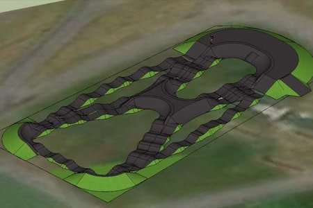 PUMPTRACK: Kleivbakken sykkelpark i Lillehammer kommer blant annet til å få en asfaltert pumptrack i regi av Snorre Pedersen. Foto: Lillehammer sykkelklubb sykling lillehammer kleivbakken sykkelpark