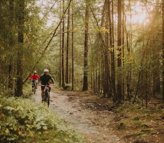 FIN RUNDE: Maridalsrunden er en merket tur i Lillomarka som er tilrettelagt for sykling og andre aktiviteter. Foto: Kristoffer H. Kippernes. maridalsrunden oslo guide