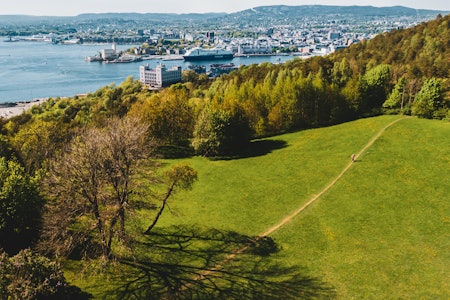 OSLOMARKA: Oslo er omgitt av skog i øst, vest og nord. Tar med Ekeberg som en del av Østmarka, så er det utvilsomt den mest sentrumsnære marka vi har. Bilde: Christian Nerdrum