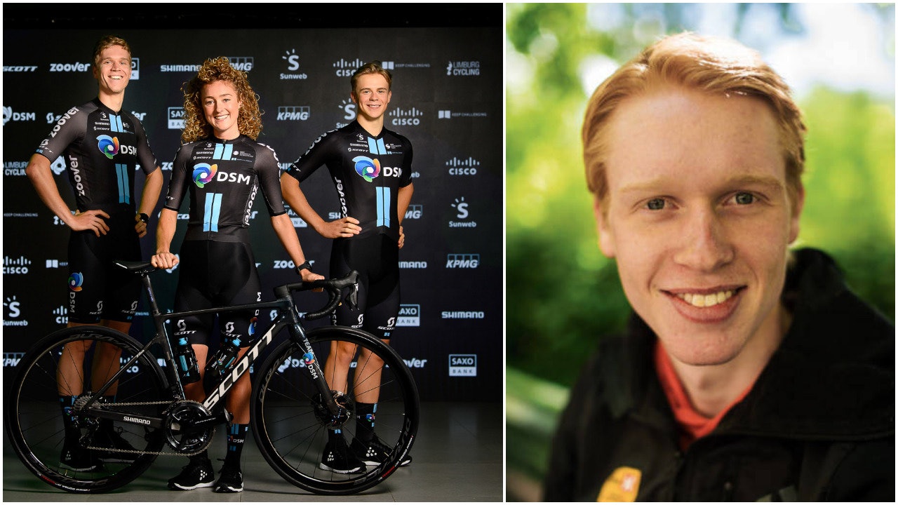 NYTT LAG: Andreas Leknessund var i utgangspunktet klar for Team Sunweb. Laget bytter hovedsponsor og navn til Team DSM. team dsm andreas leknessund