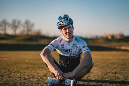 I NYE KLÆR: Carl Fredrik Hagen har byttet ut Lotto Soudal-drakten med Israel Start-Up Nations. Foto: Noa Arnon/Israel Start-Up Nation Carl Fredrik Hagen har byttet ut Lotto Soudal-drakten med Israel Start-Up Nations. Foto: Noa Arnon/Israel Start-Up Nation