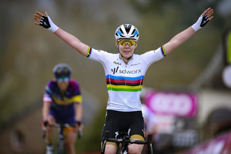 VANT IGJEN: Anna van der Breggen tok sin syvende seier i Fléche Wallonne. Foto: Cor Vos