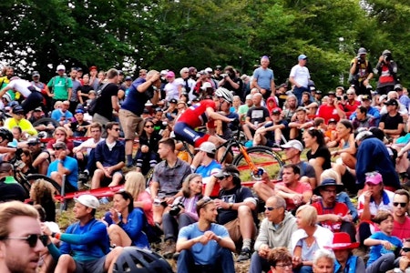 Erik Hægstad under rundebane-VM i Mont-Sainte-Anne i Canada lørdag kveld. Foto: Eddy Kudsen Storsæter Erik Hægstad under rundebane-VM i Mont-Sainte-Anne i Canada lørdag kveld. Foto: Eddy Kudsen Storsæter