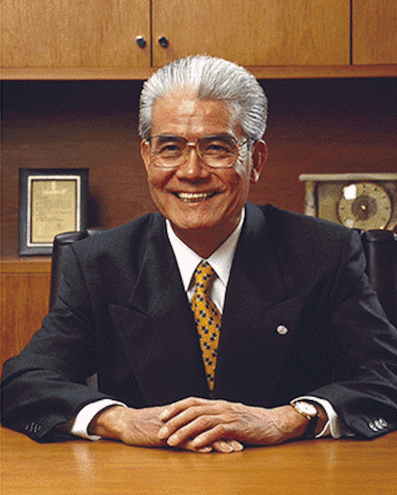 DØD: Yozhizo Shimano døde på fredag 85 år gammel. Han ledet Shimano fra 1995 til 2001 som president og har vært styreleder i årene etter det. Yozhizo Shimano