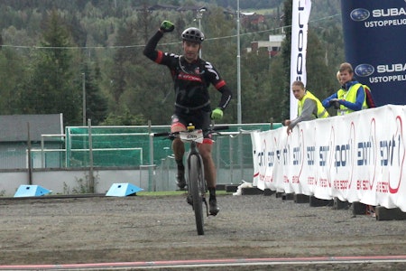Yngvar Alexander Hansen var førstemann i mål på Birkebeinerrittet, med nesten tre minutters margin. Foto: Ingeborg Scheve Yngvar Alexander Hansen var førstemann i mål på Birkebeinerrittet, med nesten tre minutters margin. Foto: Ingeborg Scheve