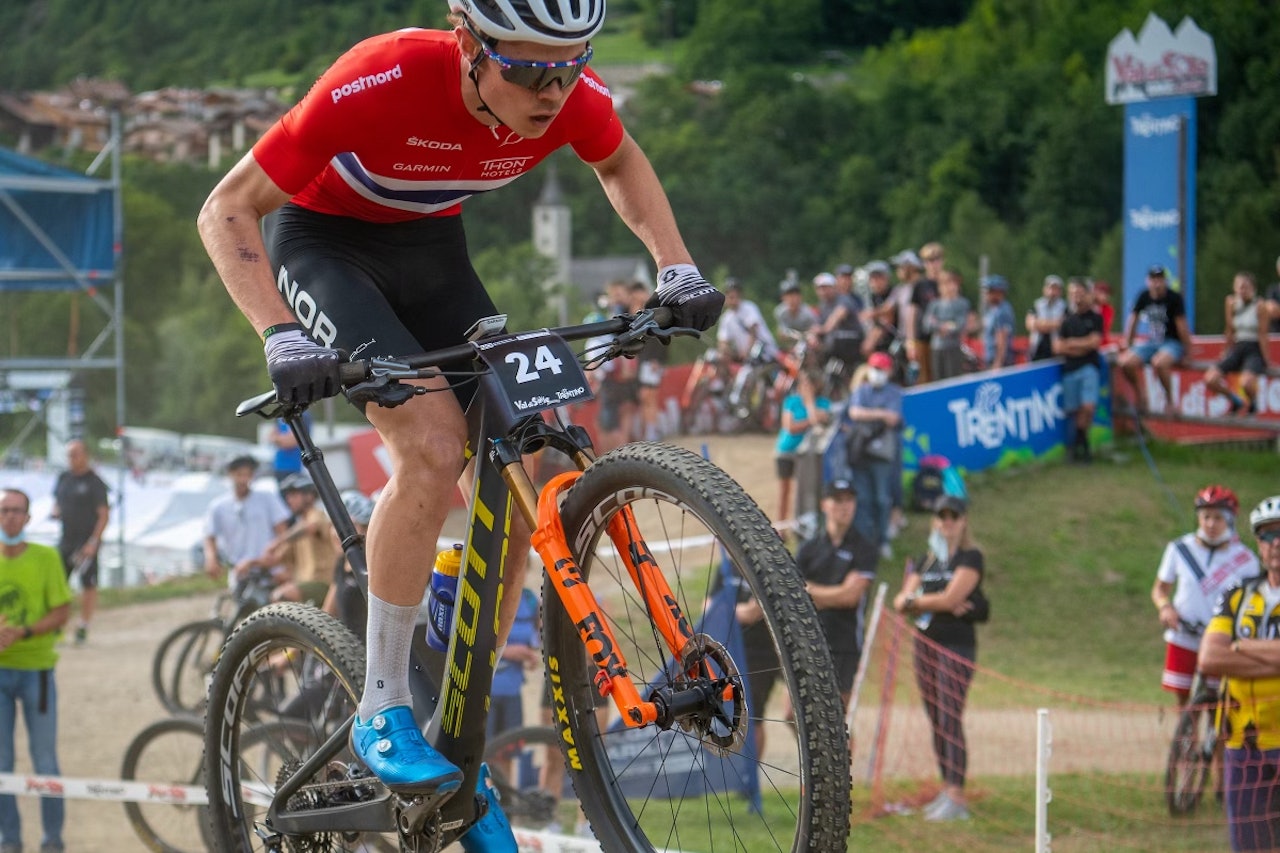 Erik Hægstad ble nummer 26 i kortbanerittet i verdenscuprunden i Lenzerheide.