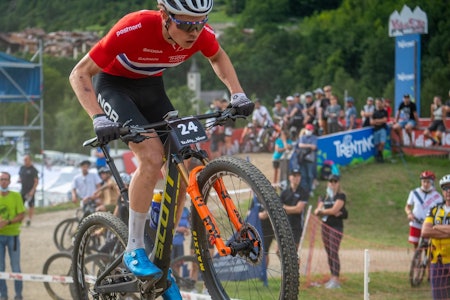 26. PLASS: Erik Hægstad ble nummer 26 i kortbanerittet i verdenscuprunden i Lenzerheide. Foto: Kuestenbrueck/Ego Promotions Erik Hægstad ble nummer 26 i kortbanerittet i verdenscuprunden i Lenzerheide.