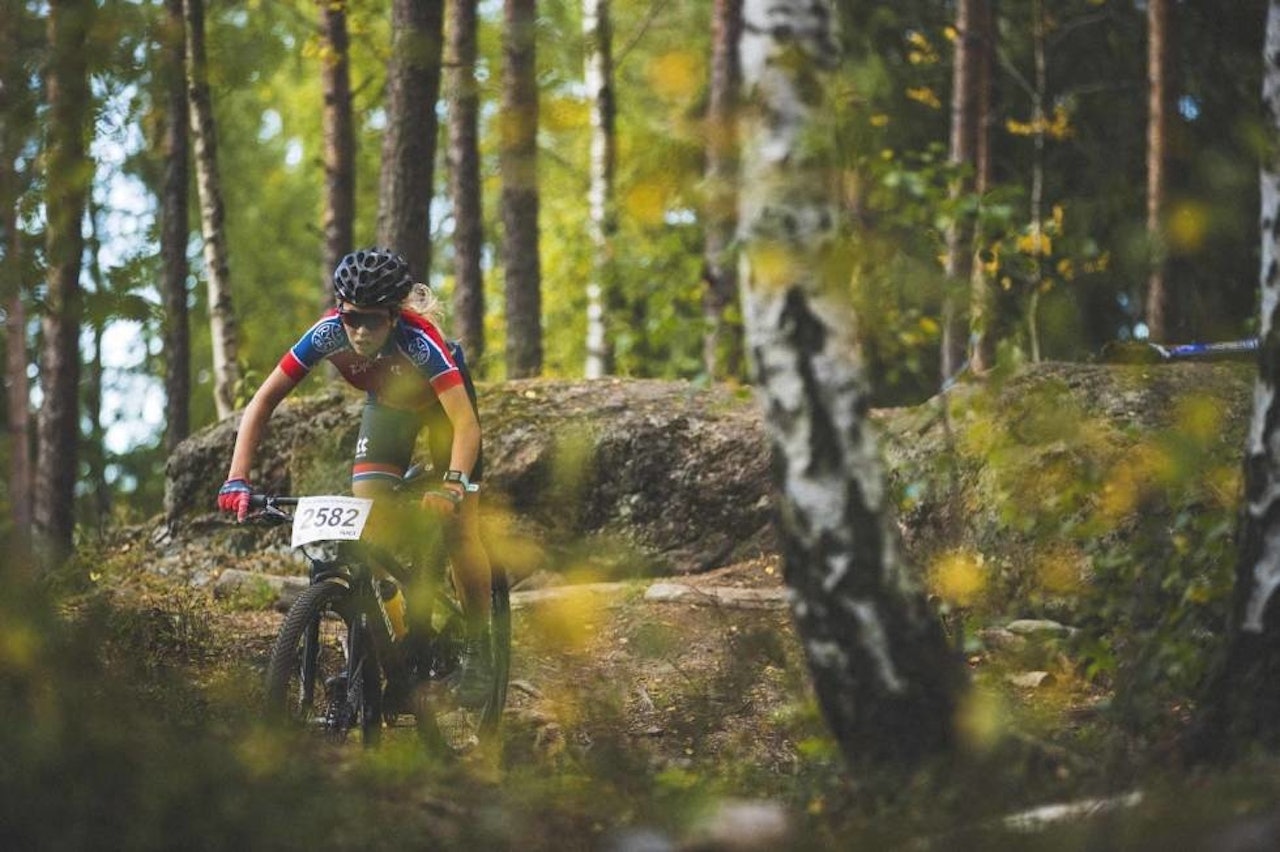 SK RYE FÅR STØTTE: Nå ønsker styrelederen i SK Rye, Robin Mackenzie-Robinson en debatt om krisepakkene i idretten. Foto: Kristoffer H. Kippernes sk rye koronastøtte krisepakke terrengsykling sykkel