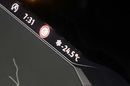 Foto: Kristoffer H. Kippernes kulde vinter sykling