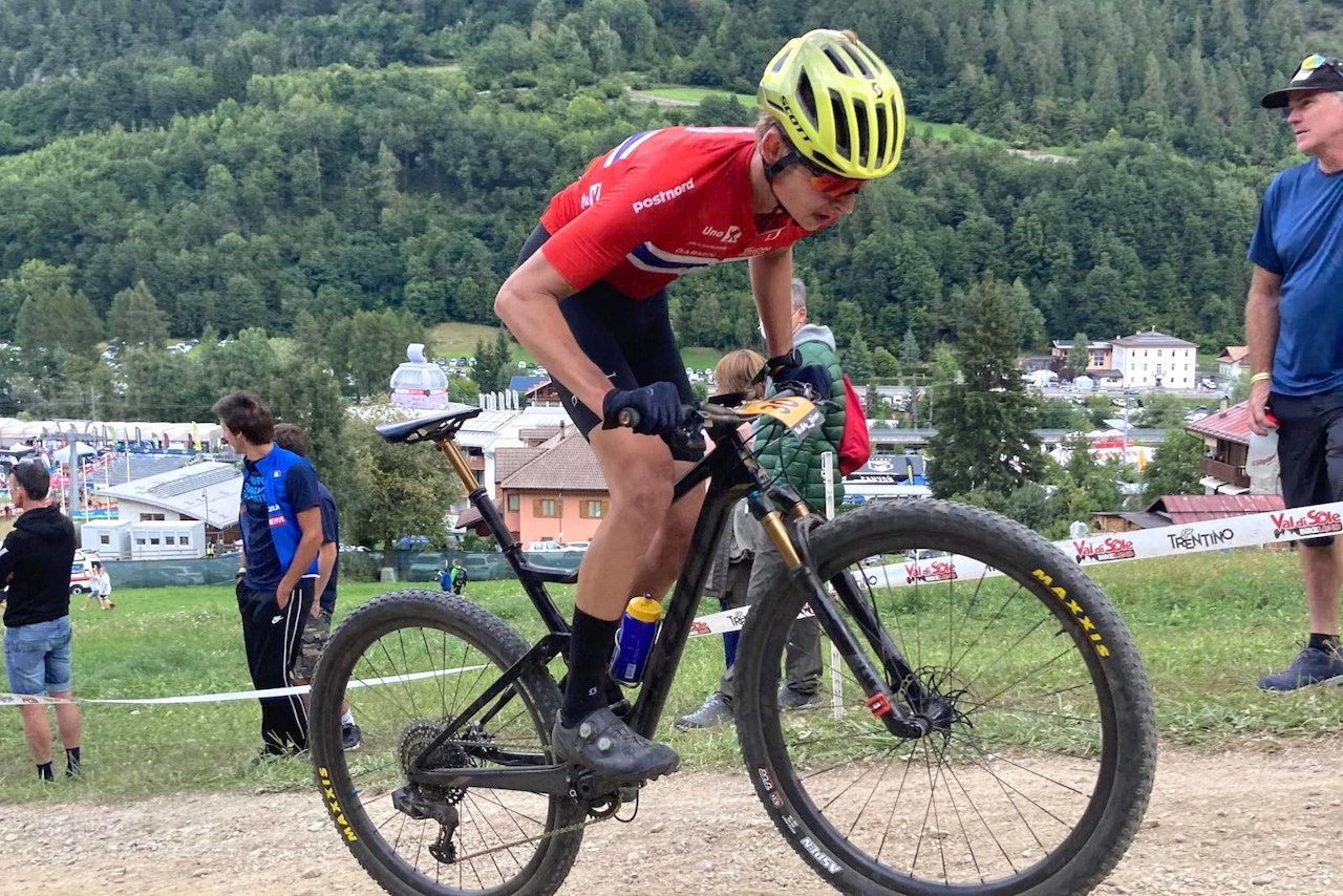 VM-DEBUTANT: Mats Tubaas Glende ble nummer 18 i U23-VM i Val di Sole i Italia lørdag formiddag. Foto: Ingvild Wollebek VM-DEBUTANT: Mats Tubaas Glende ble nummer 18 i U23-VM i Val di Sole i Italia lørdag formiddag. Foto: Ingvild Wollebek