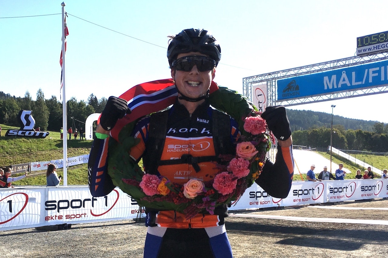 FORSVARTE SEIEREN: Eskil Evensen-Lie vant Birkebeinerrittet for andre gang. Foto: Ingeborg Scheve Eskil Evensen-Lie vant Birkebeinerrittet 2021