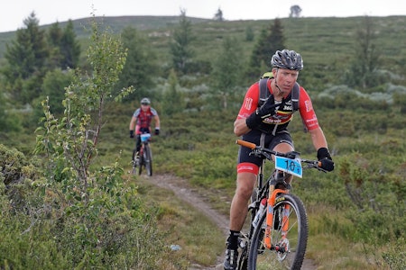 Roar Sollie vant single-klassen i Offroad Valdres Helvegs. I år var første gang arrangøren åpnet den lange distansen for soloryttere. Foto: Ola Morken Roar Sollie vant single-klassen i Offroad Valdres Helvegs. I år var første gang arrangøren åpnet den lange distansen for soloryttere. Foto: Ola Morken
