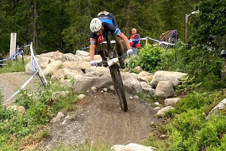 KORTBANESEIER: Knut Røhme vant kortbanerittet under Norgescuprunden på Vigrestad. Foto: Jon Erland Fløgstad Knut Røhme vant kortbanerittet under Norgescuprunden på Vigrestad