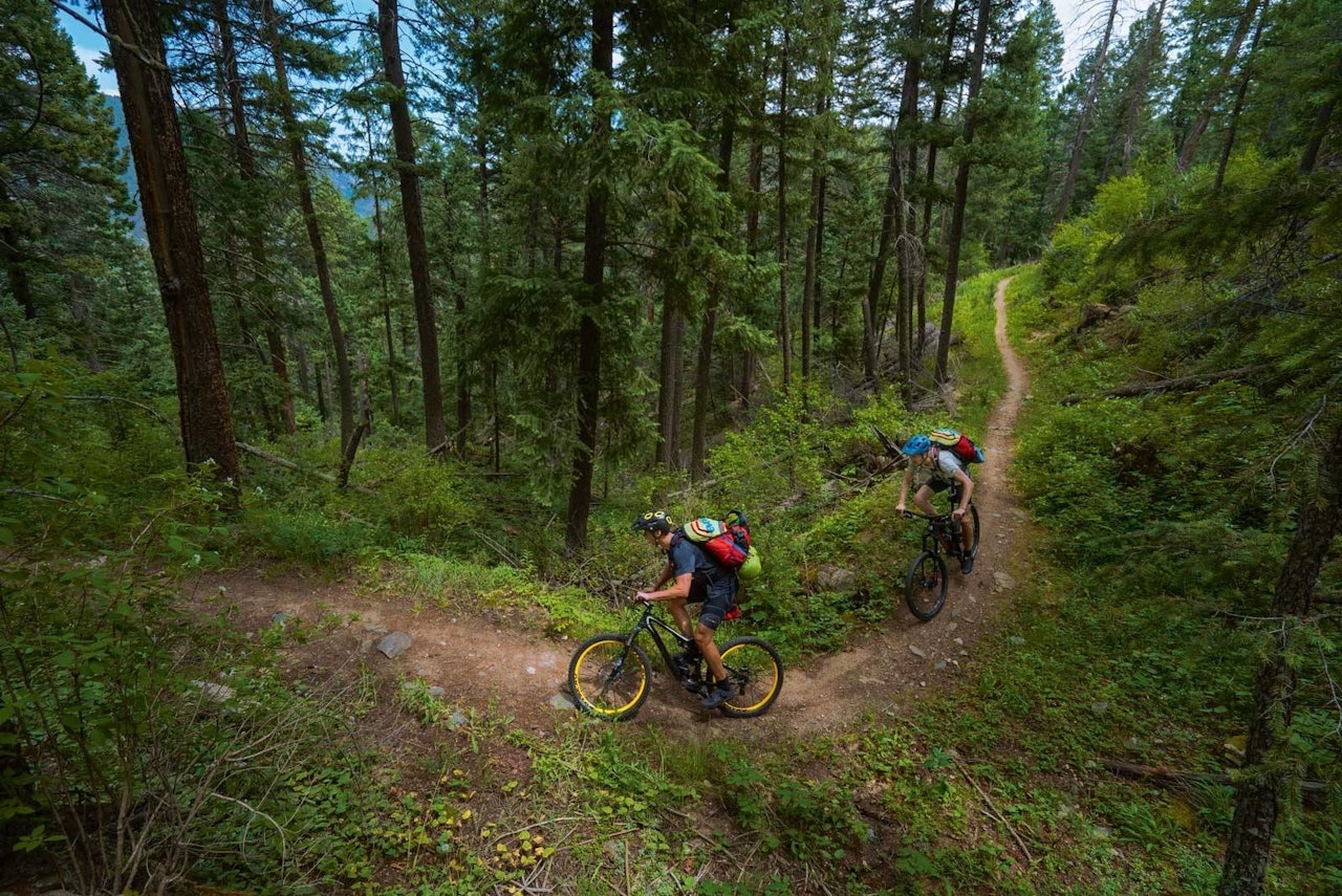 DRØMMESTI: Tre barndomskamerater hadde en drøm om å sykle en av verdens mest sagnomsuste stier - se hvordan det gikk i filmen under. Foto: Jonas Rismyhr colorado trail stisykkel