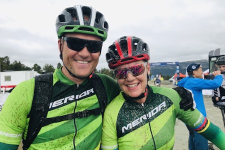 Gunn-Rita Dahle Flesjå syklet 70km turritt under Furusjøen Rundt på lørdag sammen med Kenneth Flesjå. Foto: Stein B. Olsen Gunn-Rita Dahle Flesjå syklet 70km turritt under Furusjøen Rundt på lørdag sammen med Kenneth Flesjå. Foto: Stein B. Olsen