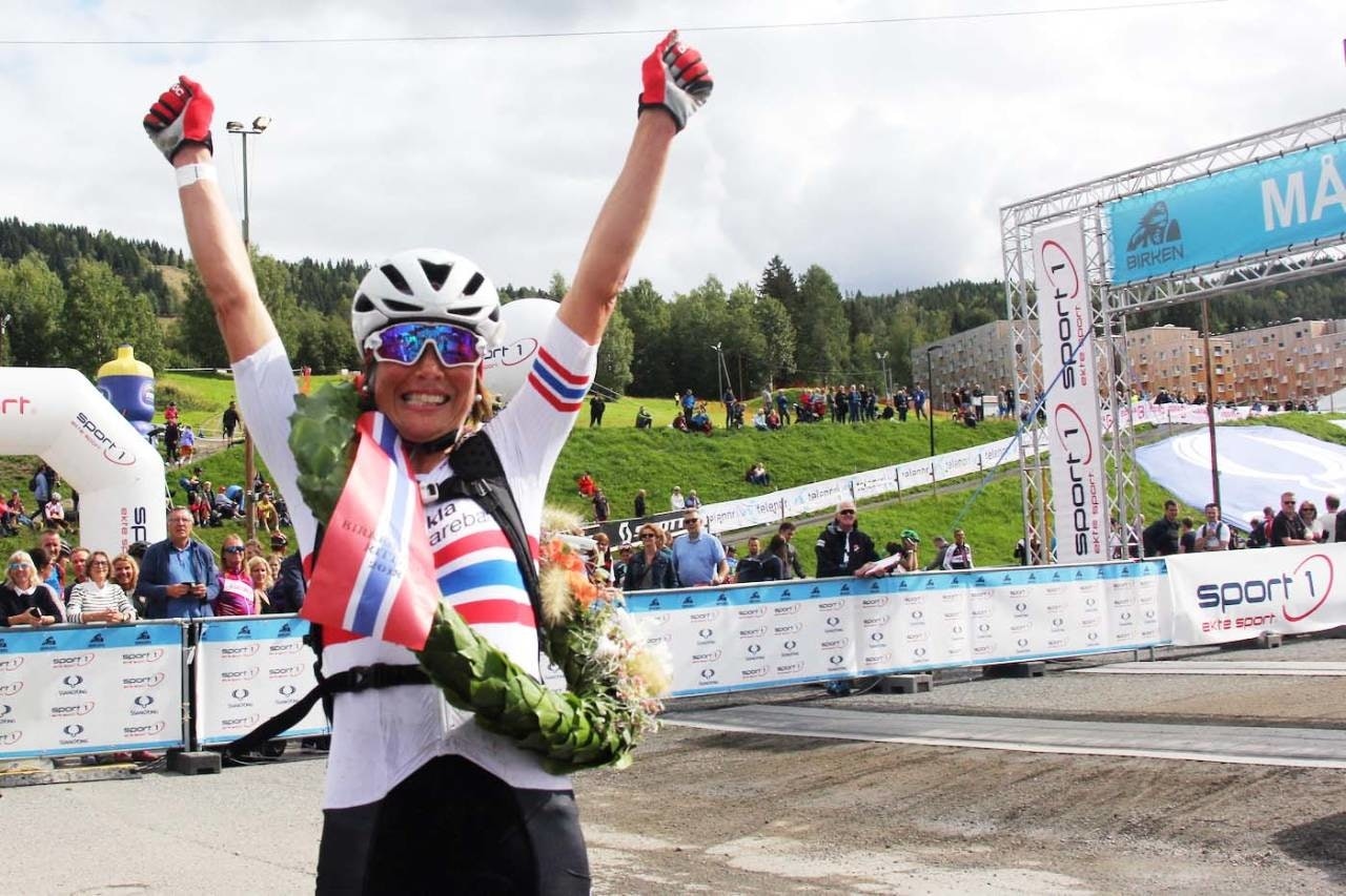 TRIPPEL: Borghild Løvset har gjort det ikke så mange andre har klart - vunnet klassen sin i Birken tre ganger. Foto: Ingeborg Scheve vinnere birken rekord beste tid
