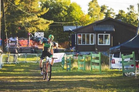 EN STARTPLASS VERDIG: Erik Hægstad har ofret mye for syklingen, nå får han betalt i form av et OL-uttak. Her fra NM i rundbane på Langsetløkka i 2020.Foto: Kristoffer H. Kippernes erik hægstad ol terrengsykling