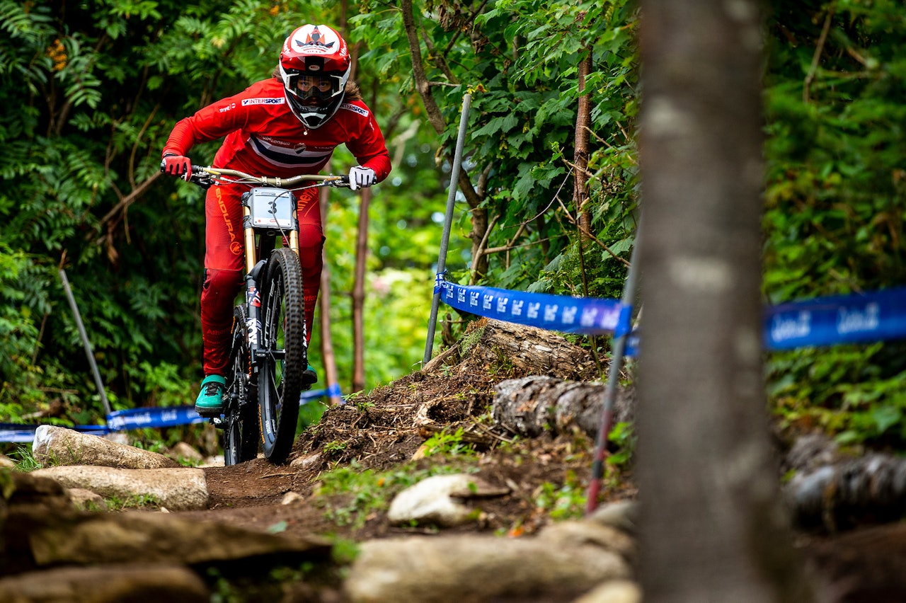 Mille Johnset tok sølv under utfor-VM 2019 i Canada i september. Foto: Sven Martin  Mille Johnset tok sølv under utfor-VM 2019 i Canada i september. Foto: Sven Martin