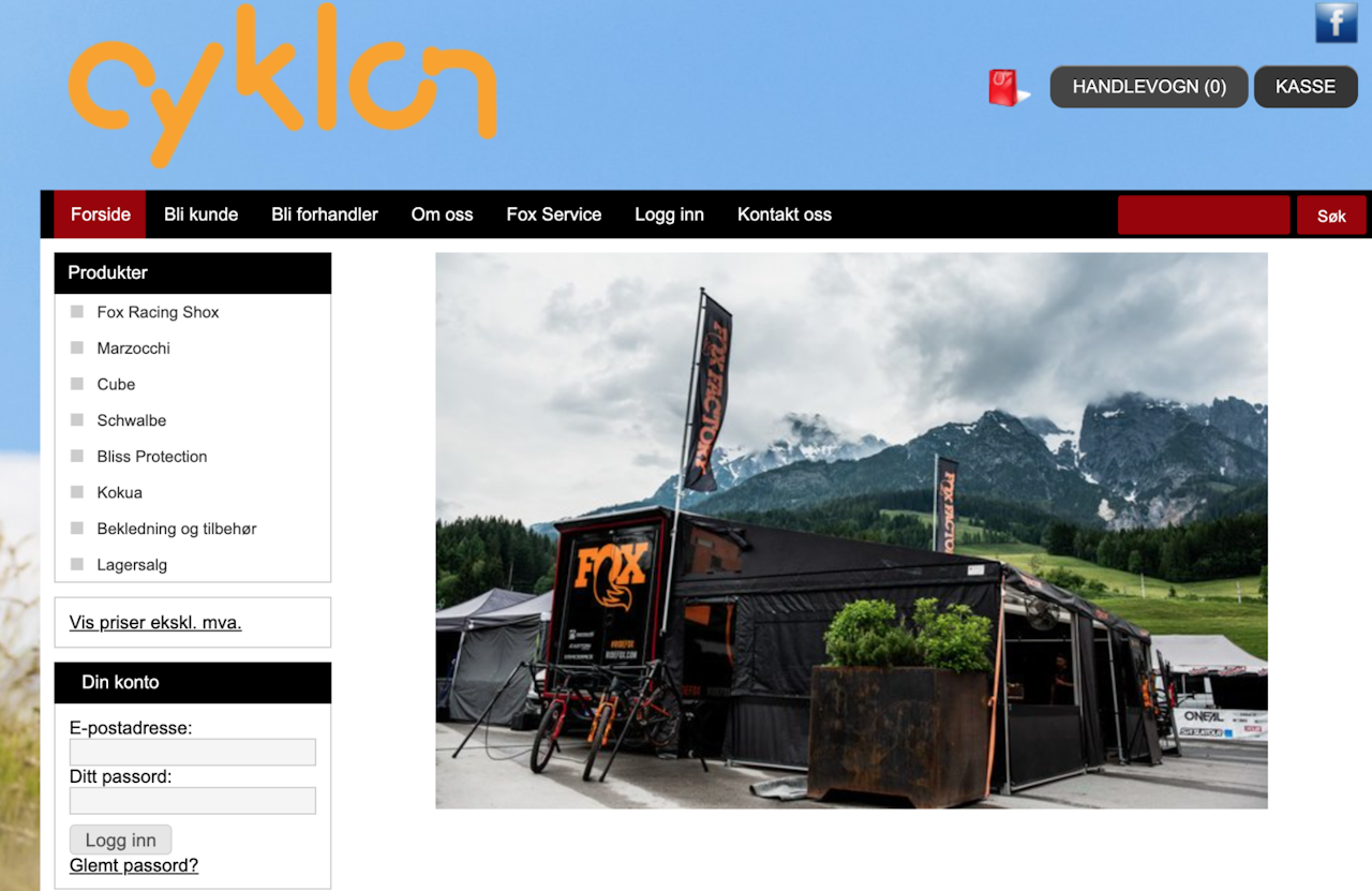 KONKURS: Fox-importør Cyklon har måttet slå seg konkurs Cyklon