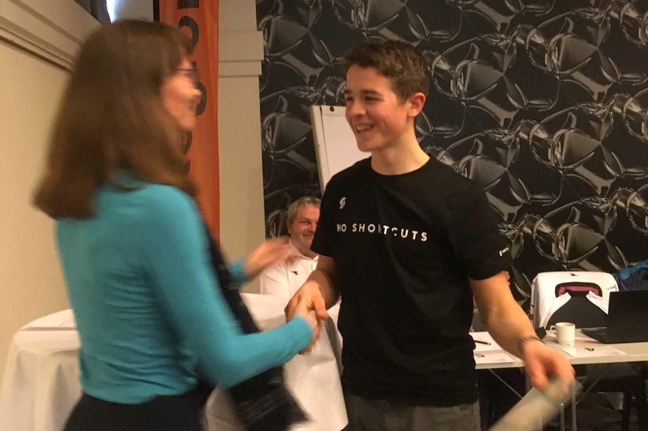 William Høines Larsen ble tildelt Ungdomsprisen 2019 av NCF Region Øst, som ble utdelt for første gang i helga. Foto: NCF William Høines Larsen ble tildelt Ungdomsprisen 2019 av NCF Region Øst, som ble utdelt for første gang i helga. Foto: NCF