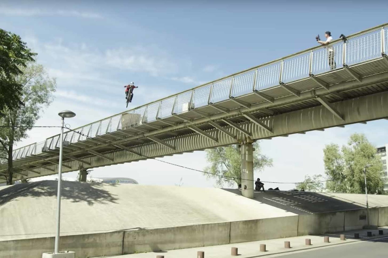 ÅRET OPPSUMMERT: Fabio Wibmer har samlet høydepunktene fra 2019 i en film. Foto: Skjermdump fabio wibmer youtube 2019