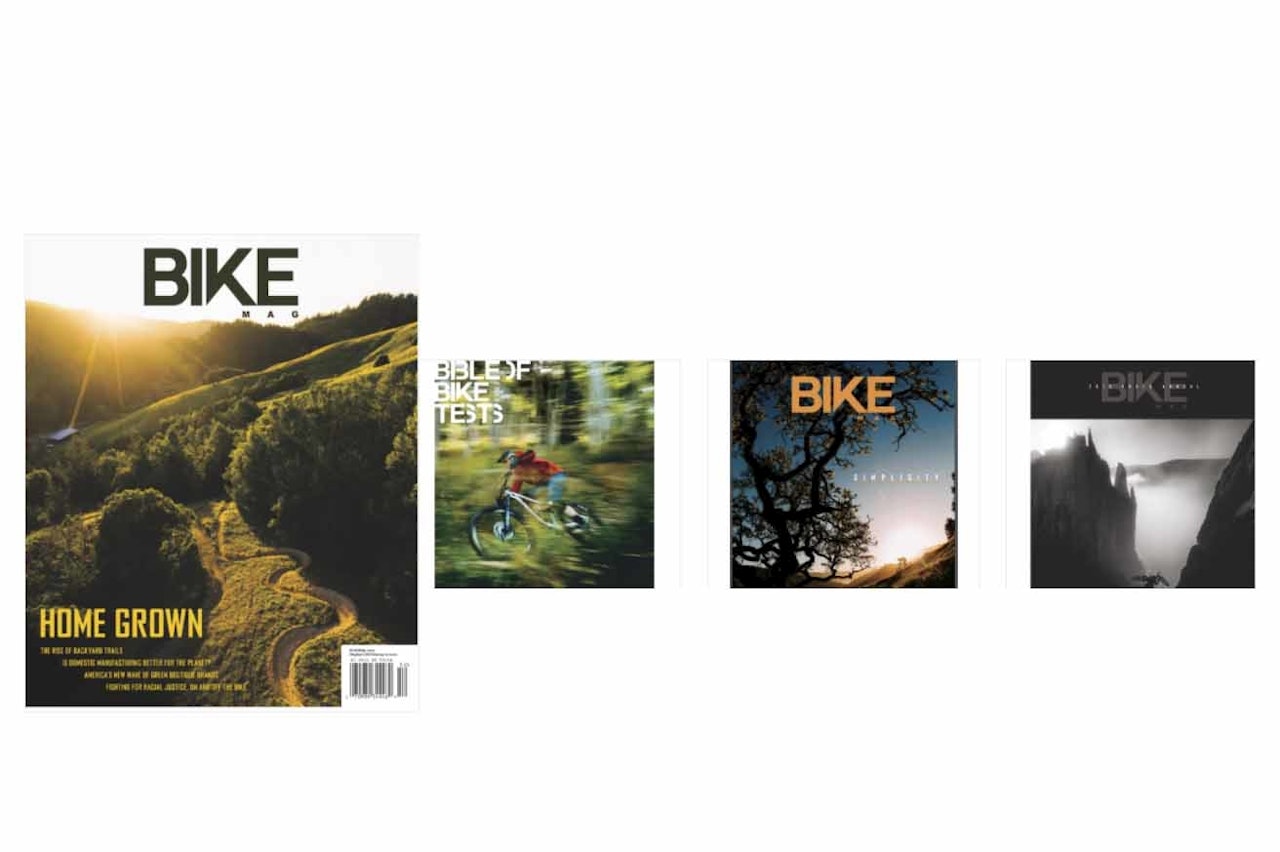 ER DET SLUTT? Nettstedet Adventure Journal meldte i helgen at Bike Magazine og andre titler under American Media legges ned. Faksimile: Bike Magazine bike magazine legges ned