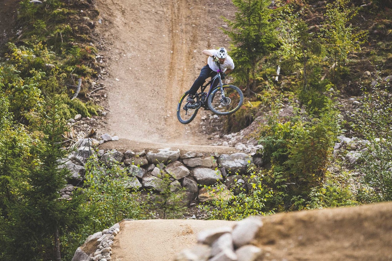 POPULÆR: Den nye løypa til Brage Vestavik i Trysil Bike Arena skaper stor interesse. Foto: Kristoffer H. Kippernes mest lest terrengsykkel september 2020