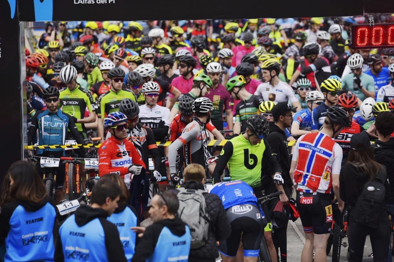 De norske leverte flere sterke plasseringer på åpningsetappen av Costa Blanca Bike Race i dag. Foto: Arrangøren